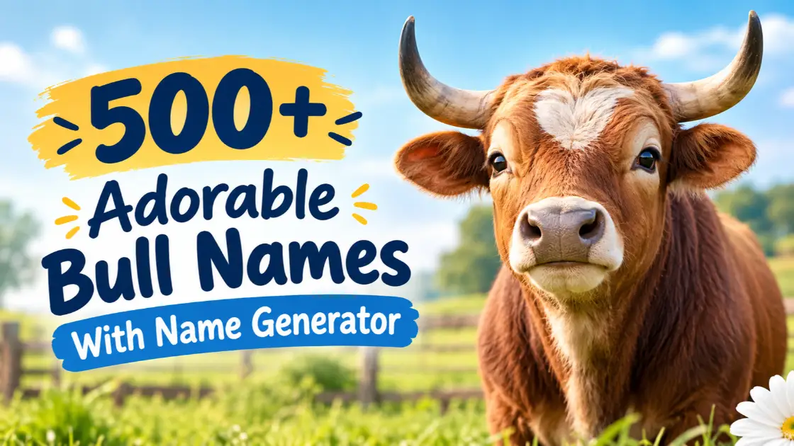 Bull Names With Name Generator