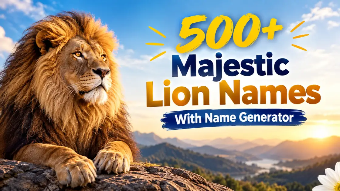 Lion Names With Name Generator