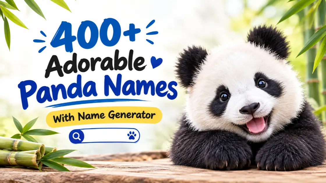 Adorable Panda Names With Name Generator