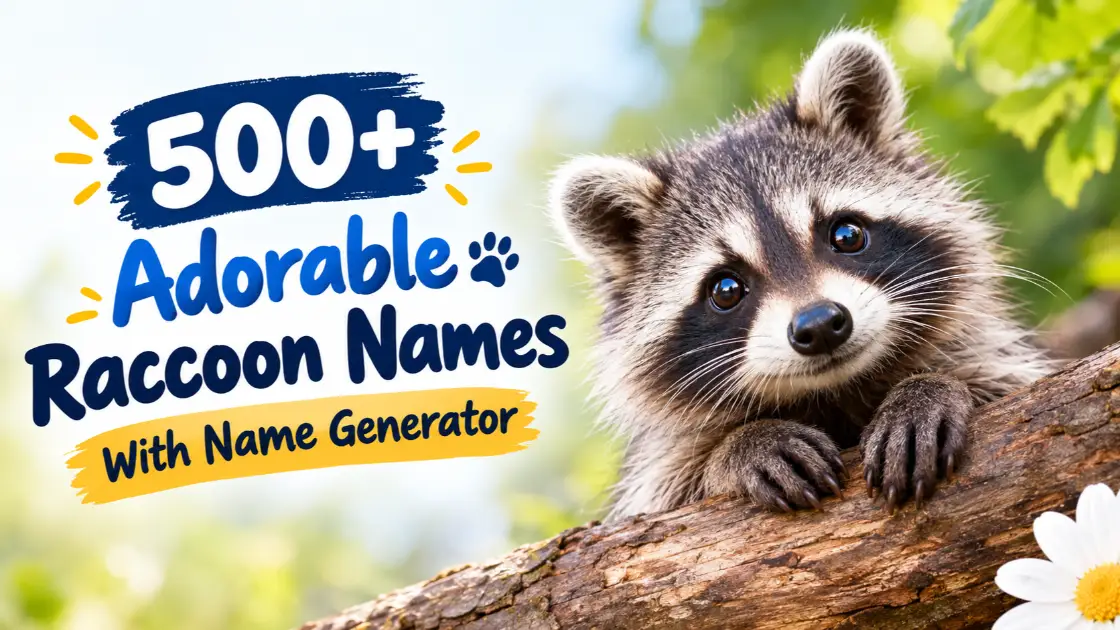 Raccoon Names With Name Generator