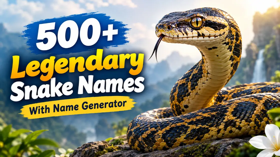 Snake Names With Names Generator
