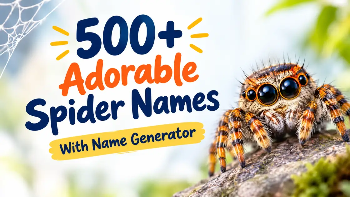 Spider Names With Name Generator