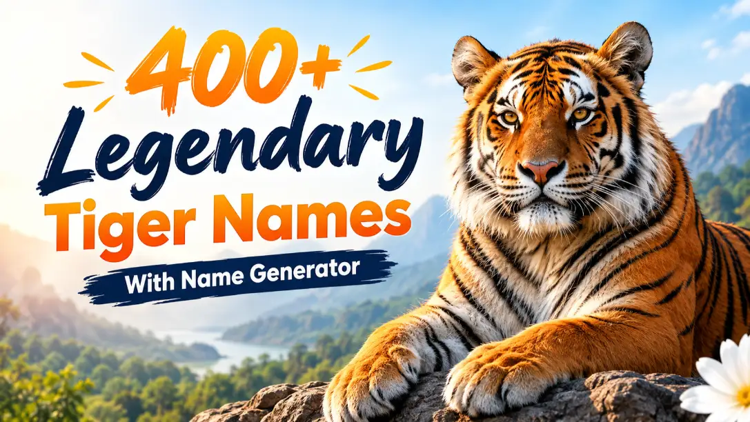 Tiger Names With Name Generator