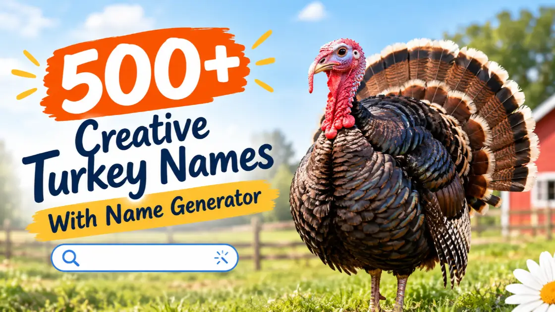 Turkey Names With Name Generator