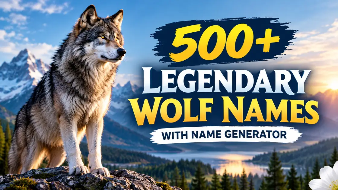 Wolf Names With Name Generator
