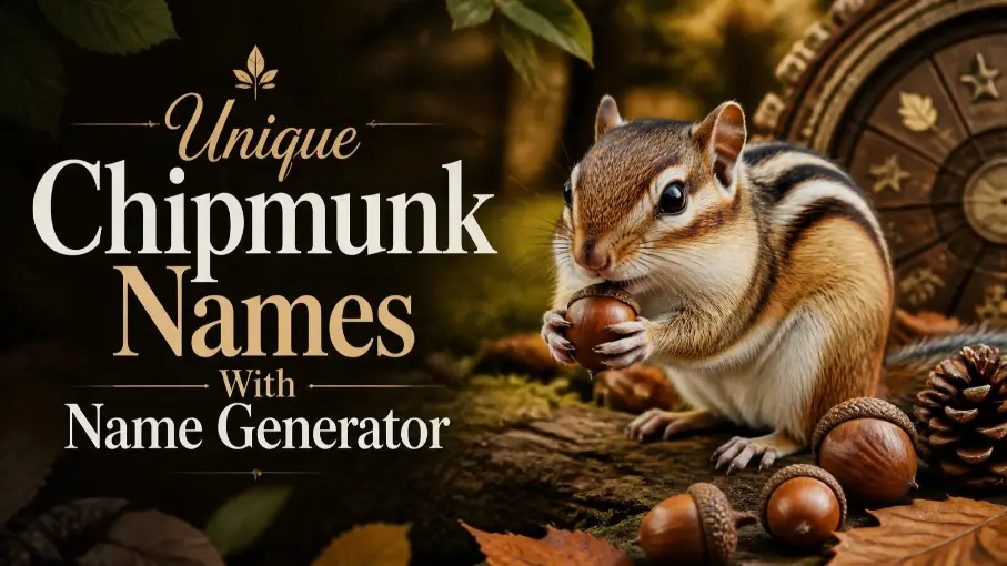 Chipmunk Names with Names Generator