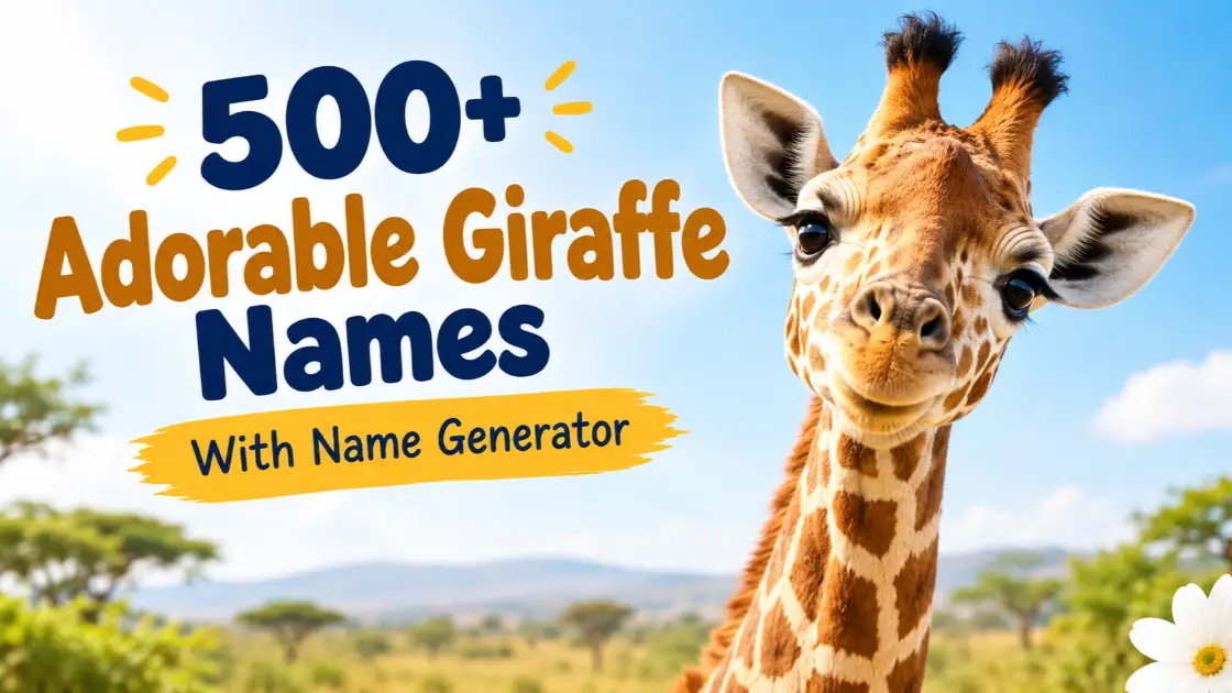 Giraffe names with names generator