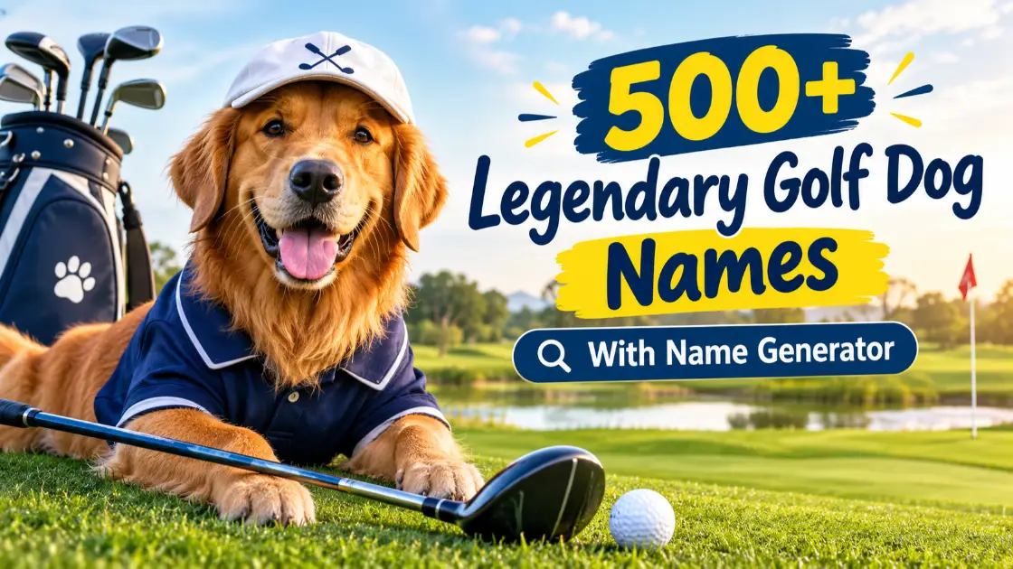 Golf Dog Names With Name Generator