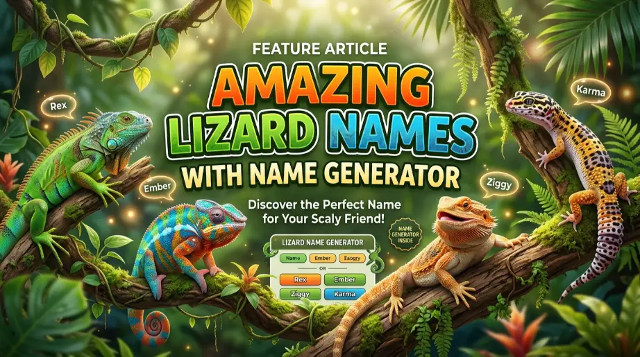 Lizard Names With Name Generator