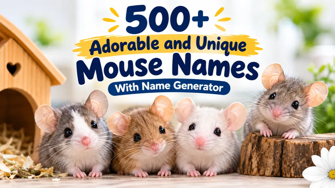 Mouse Names With Name Generator