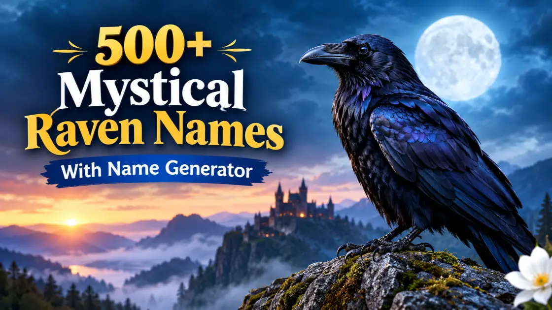 Raven Names With Name Generator